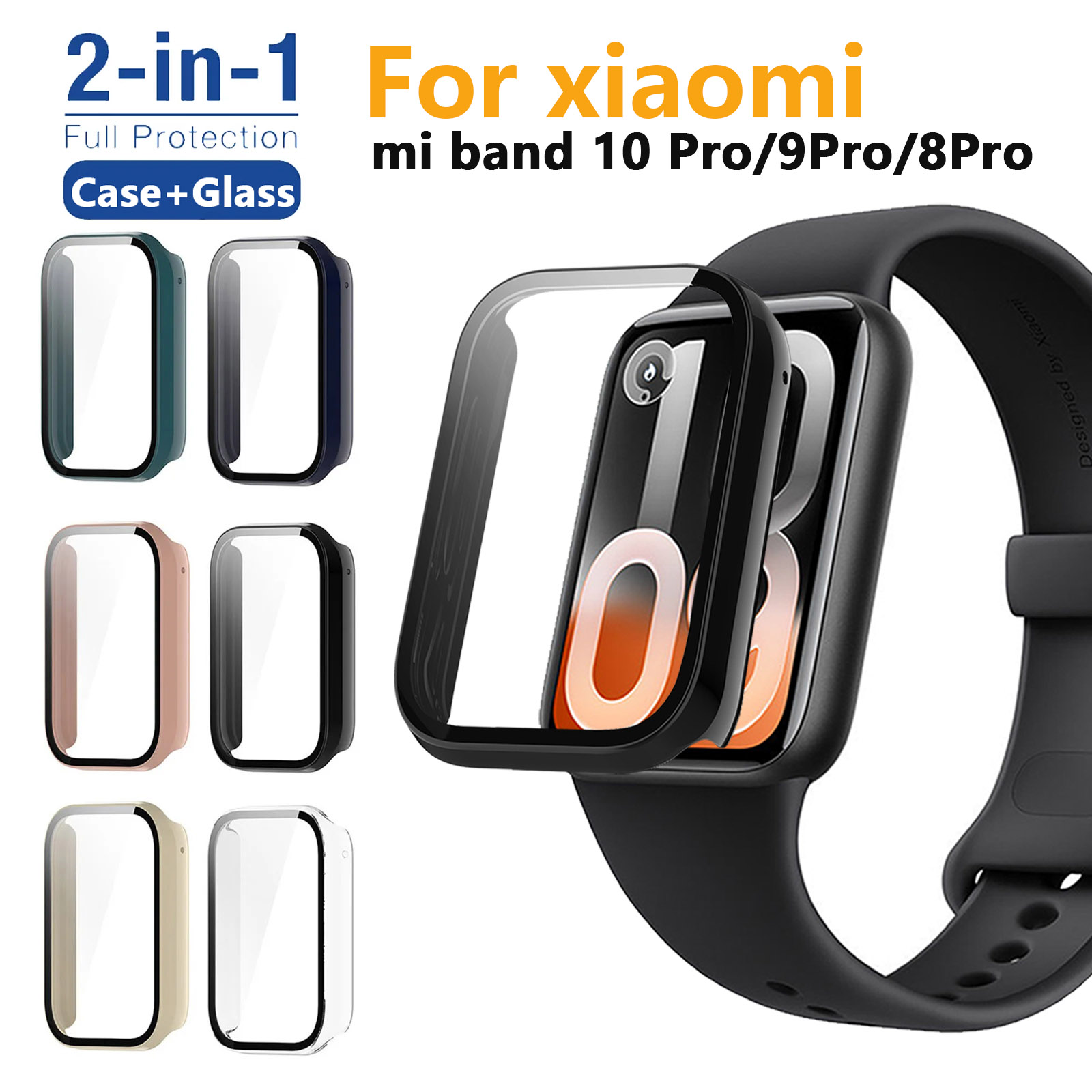 Xiaomi Smartwatch Accessories - Casing+Kaca untuk Xiaomi Mi Band 10