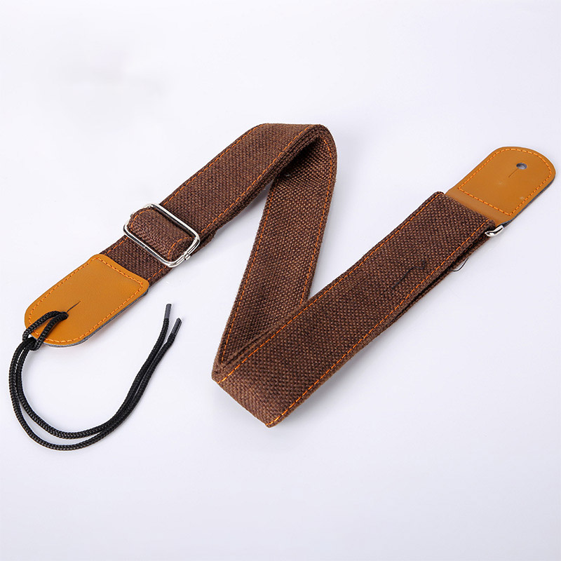 Leather Classic Strap - Tali Gitar/Ukulele Kulit Katun Lembut yang