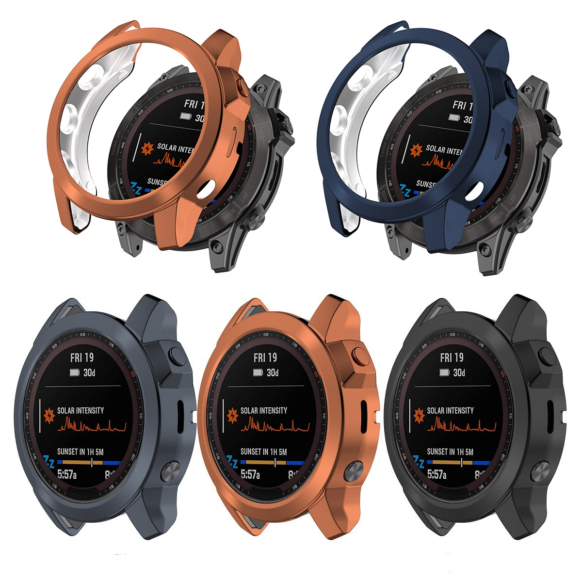 Garmin Smartwatch Accessories - Penutup Casing Pelindung untuk Jam Tangan
