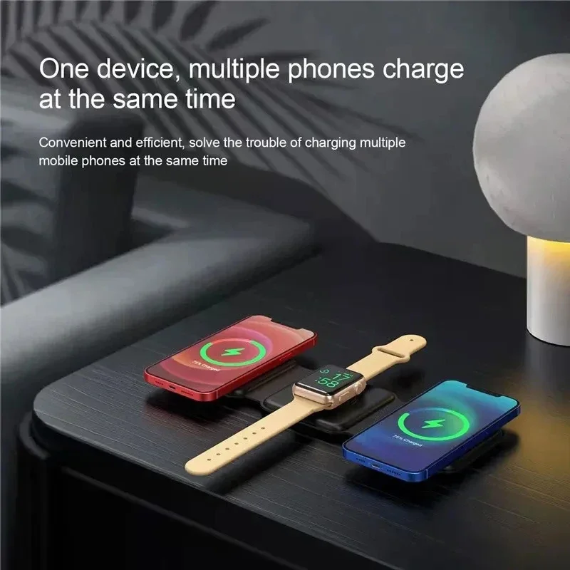 Smartwatch Ac - 3 in 1 Pengisi Daya Nirkabel
