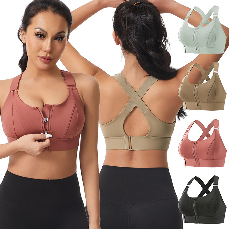 Rugged Sport Strap - Bra Olahraga Wanita High-Impact Tanpa Kawat