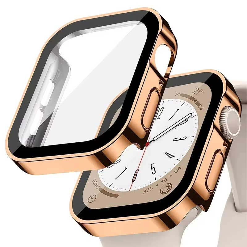 Smartwatch Watch Accessories For Women - Kaca + penutup untuk Apple Watch