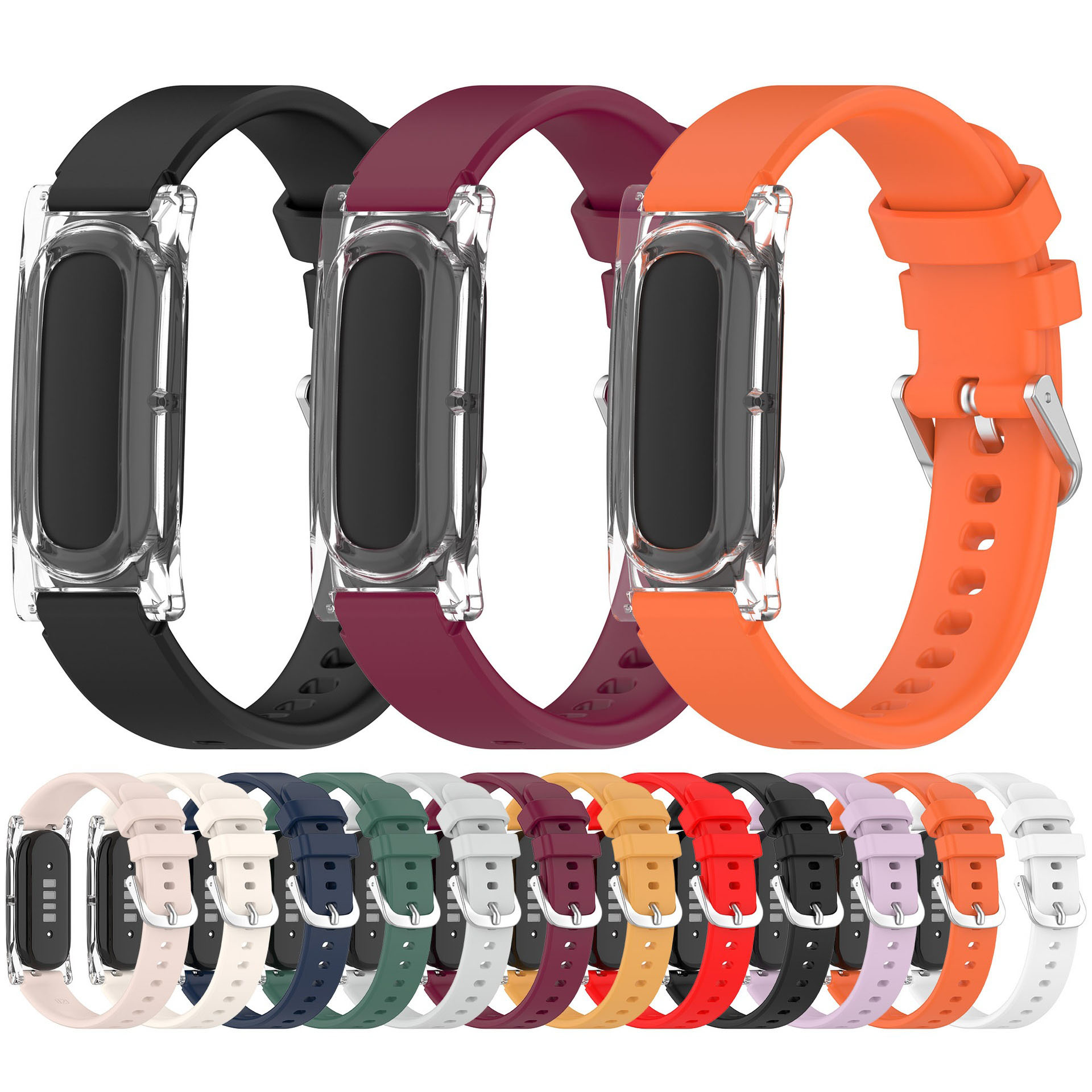 Silicone Band Replacement - Tali Silikon Kompatibel dengan Google Fitbit