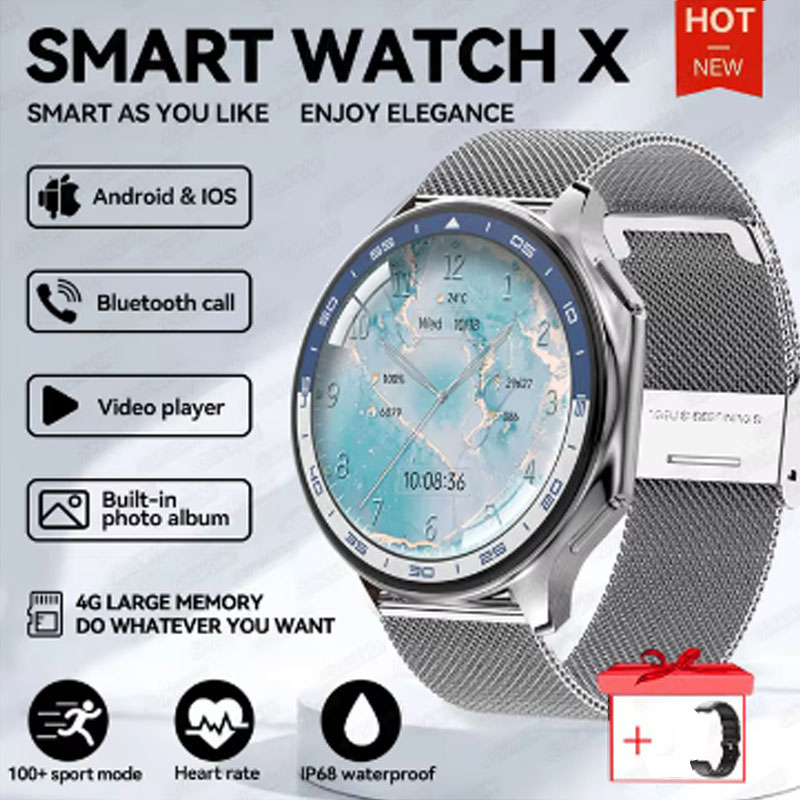 Smartwatch X12 - Jam Tangan Pintar Layar Besar 1,43