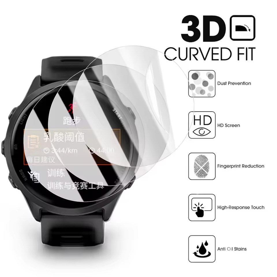 1-3 Buah Film Hidrogel untuk G - Garmin Smartwatch Accessories ulasan dan harga