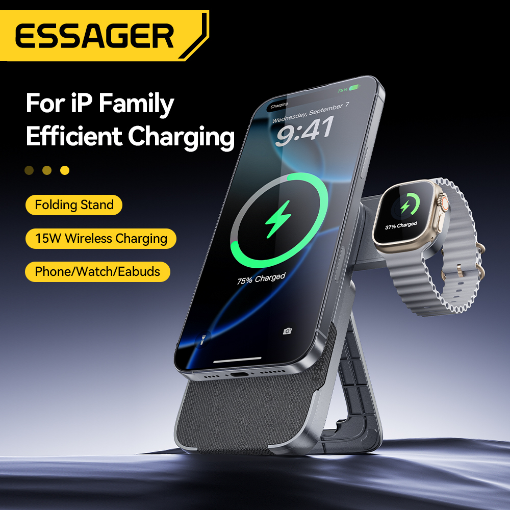 Essager 3-in-1 Pengisi Daya Ni - Smartwatch Ac ulasan dan harga