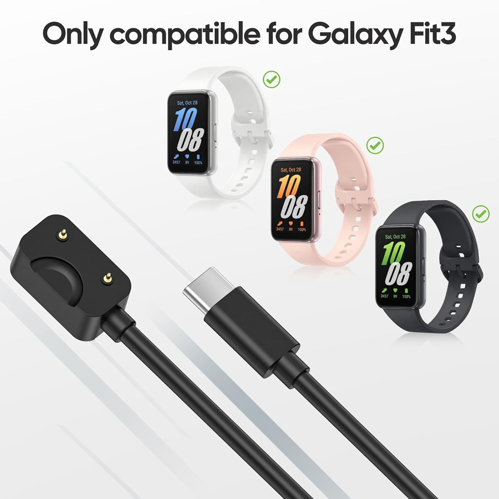 Kabel pengisian USB-C hitam un - Best Smartwatch Accessories ulasan dan harga