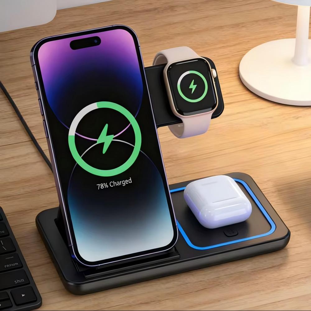 Stasiun Pengisian Daya Nirkabe - Smartwatch Ac ulasan dan harga