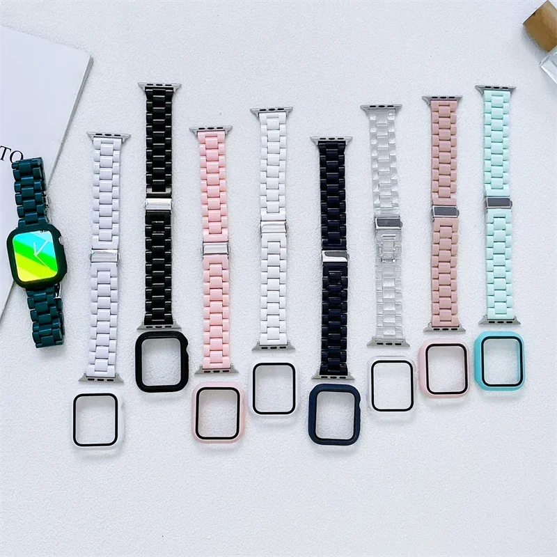Tali jam tangan + wadah + kaca - Smartwatch Watch Accessories For Women ulasan dan harga