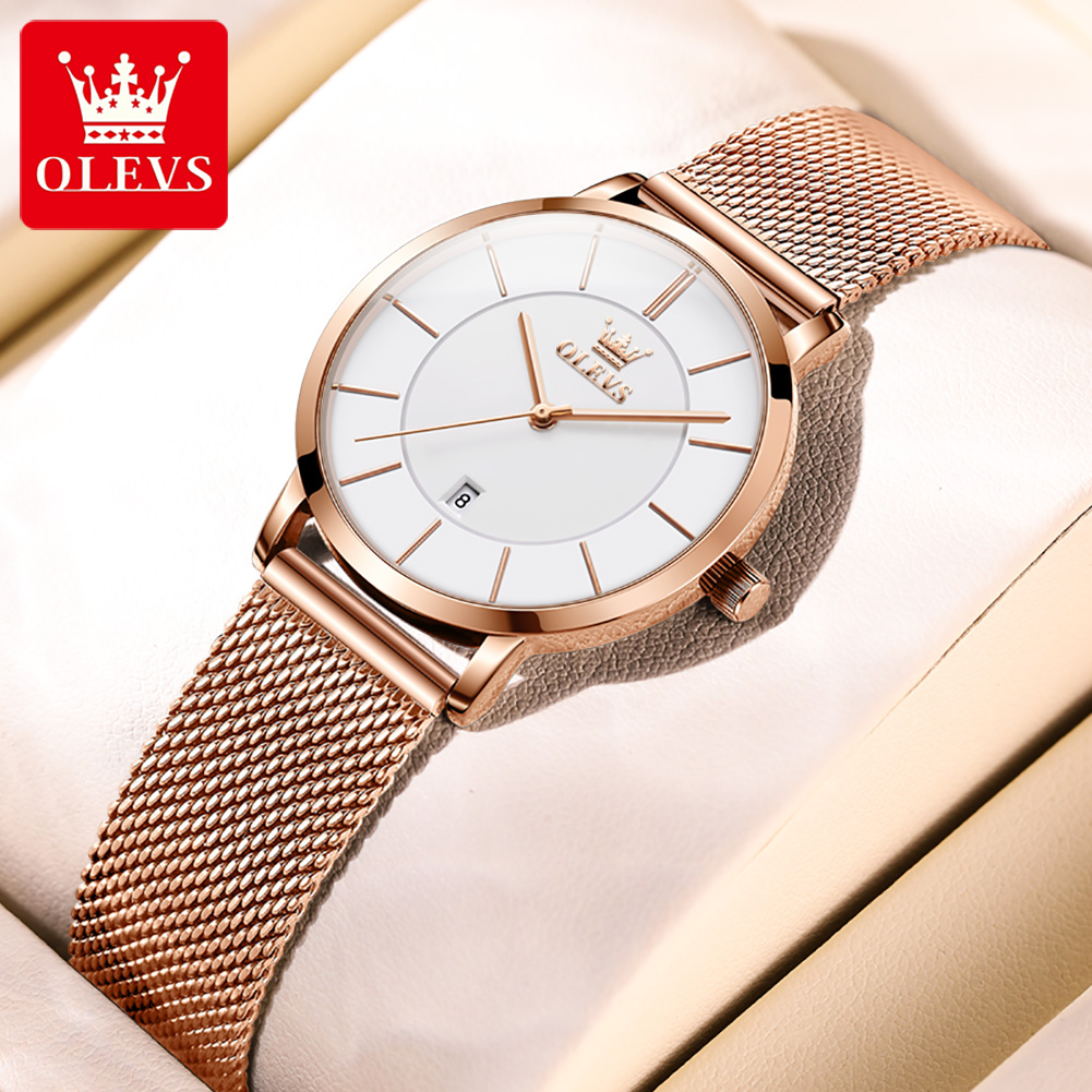 OLEVS Jam Tangan Wanita 5869 J - Accessories With Watch ulasan dan harga