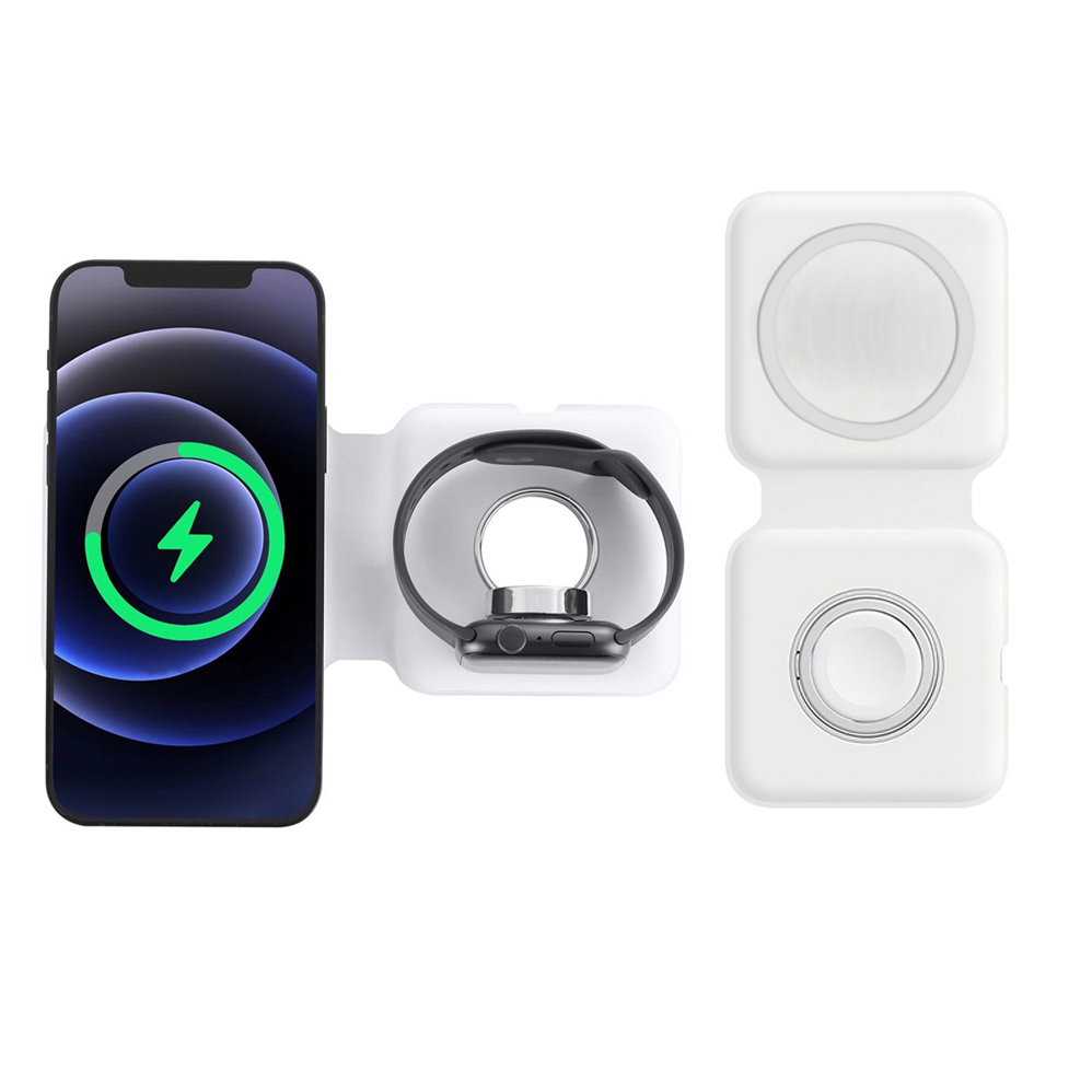 2IN1 Magsafe duo Magnetic Nirk - Smartwatch X12 ulasan dan harga