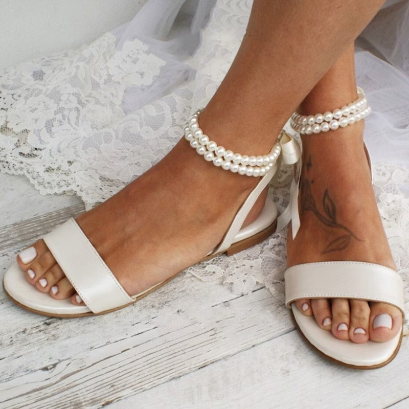 Sandal Datar Wanita Musim Pana - Leather Classic Strap ulasan dan harga