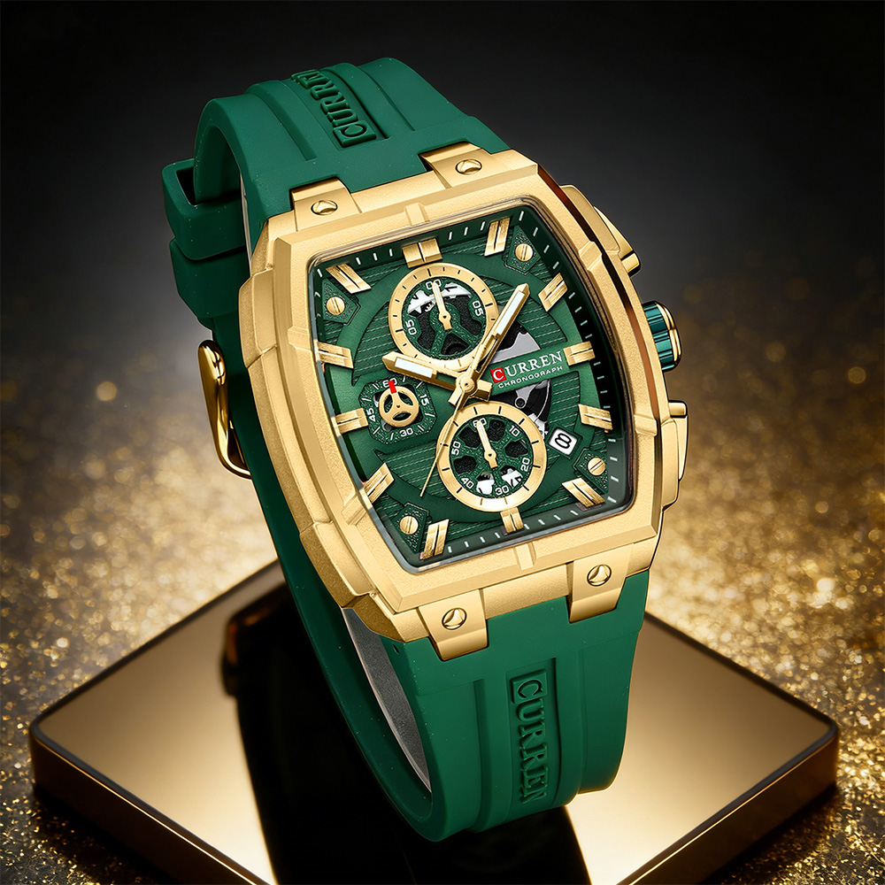 Jam Tangan Mewah Vintage CURRE - Accessories With Watch ulasan dan harga