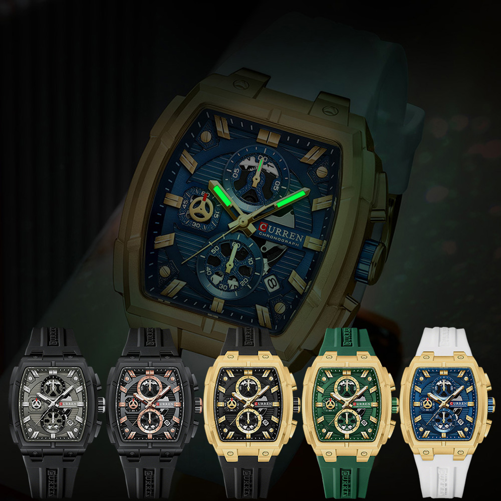 Jam Tangan Mewah Vintage CURRE - Accessories With Watch ulasan dan harga