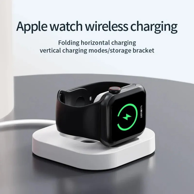 Stasiun Pengisian Daya Nirkabe - Wireless Charger Watch ulasan dan harga