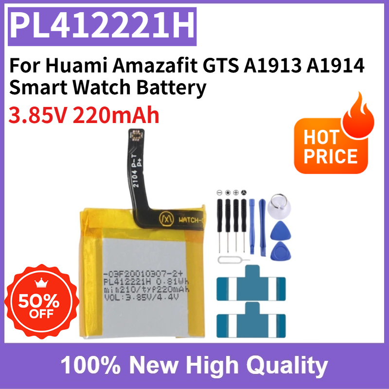 PL412221H 3.85V 220mAh Baterai - Smartwatch A1914 ulasan dan harga