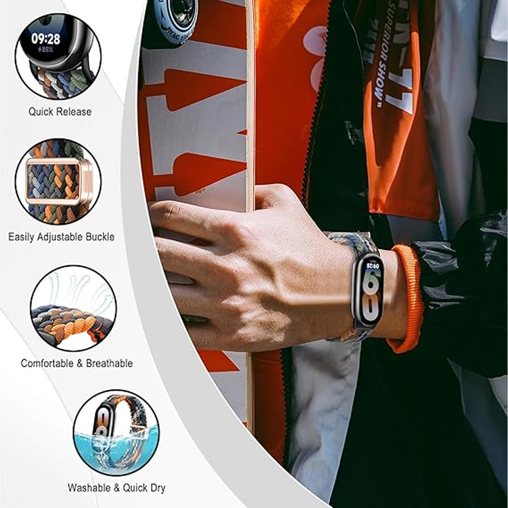 Tali untuk Xiaomi Mi Band 10 9 - Solo Loop Strap ulasan dan harga