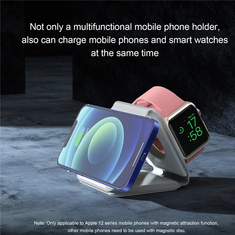 3 in 1 Pengisi Daya Nirkabel M - Smartwatch Ac ulasan dan harga