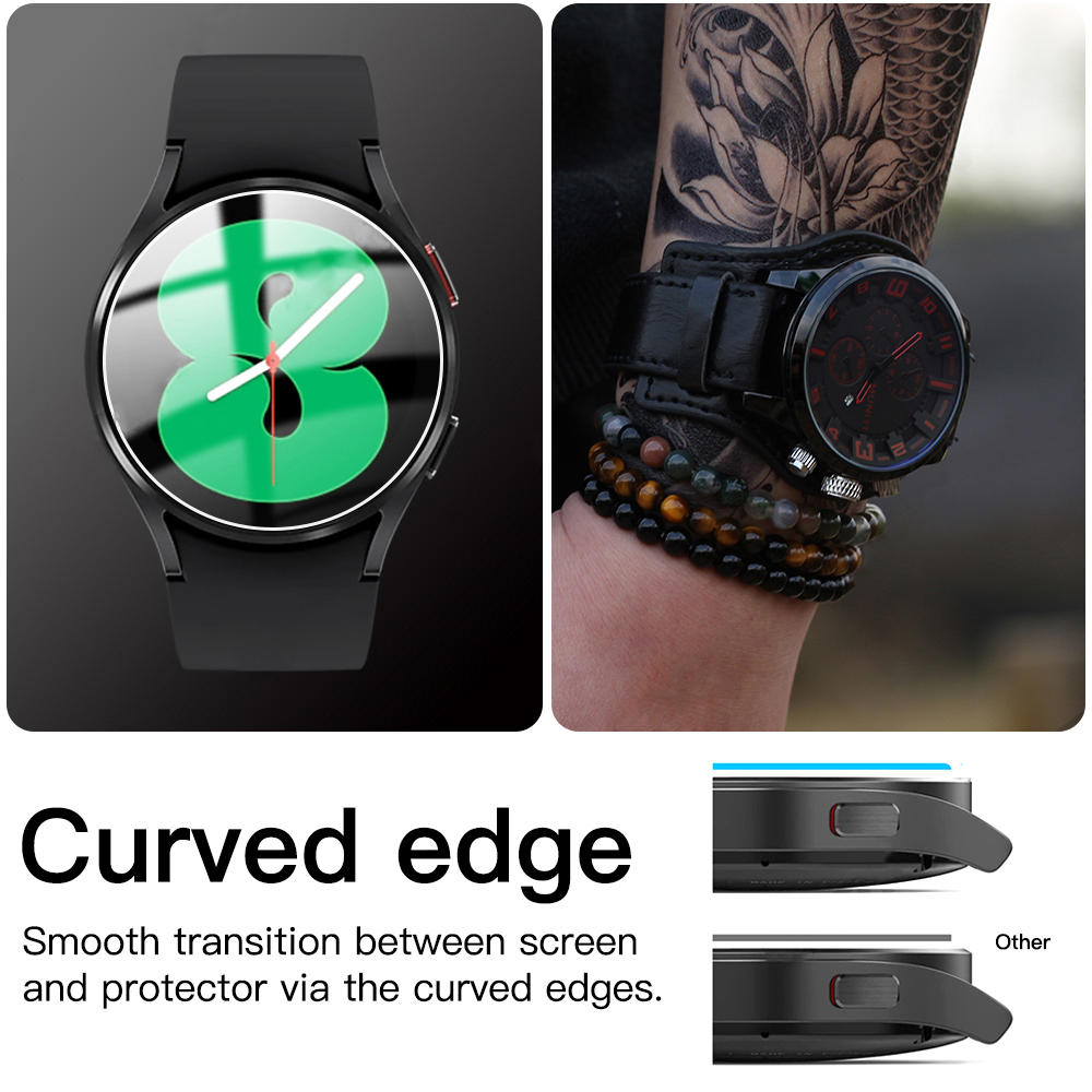 1-5 Buah Kaca Tempered Bening  - Accessories For Galaxy Watch 5 ulasan dan harga