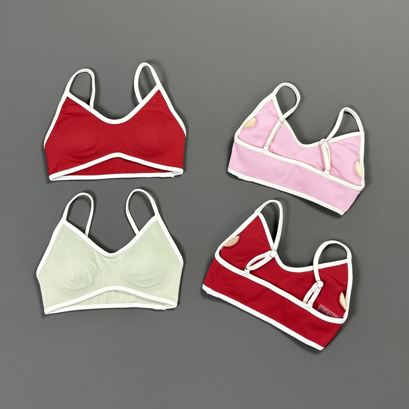 Bra Yoga Wanita Contrastline V - Rugged Sport Strap ulasan dan harga