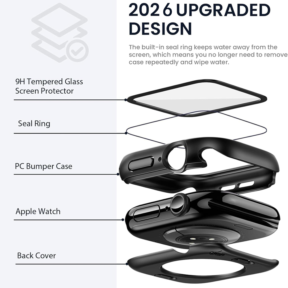 Casing Pelindung 360 untuk App - Smartwatch Watch Accessories For Women ulasan dan harga
