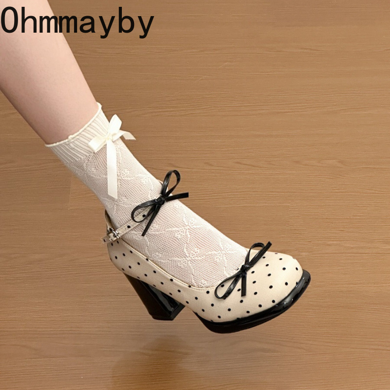 Sepatu Mary Jane Wanita Hak Te - Leather Classic Strap ulasan dan harga