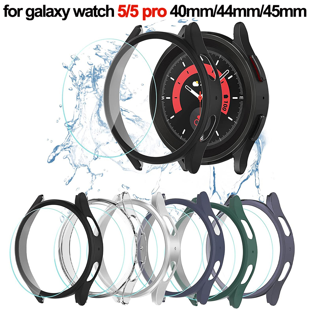 Sarung ponsel Samsung, + kaca  - Accessories For Galaxy Watch 5 ulasan dan harga