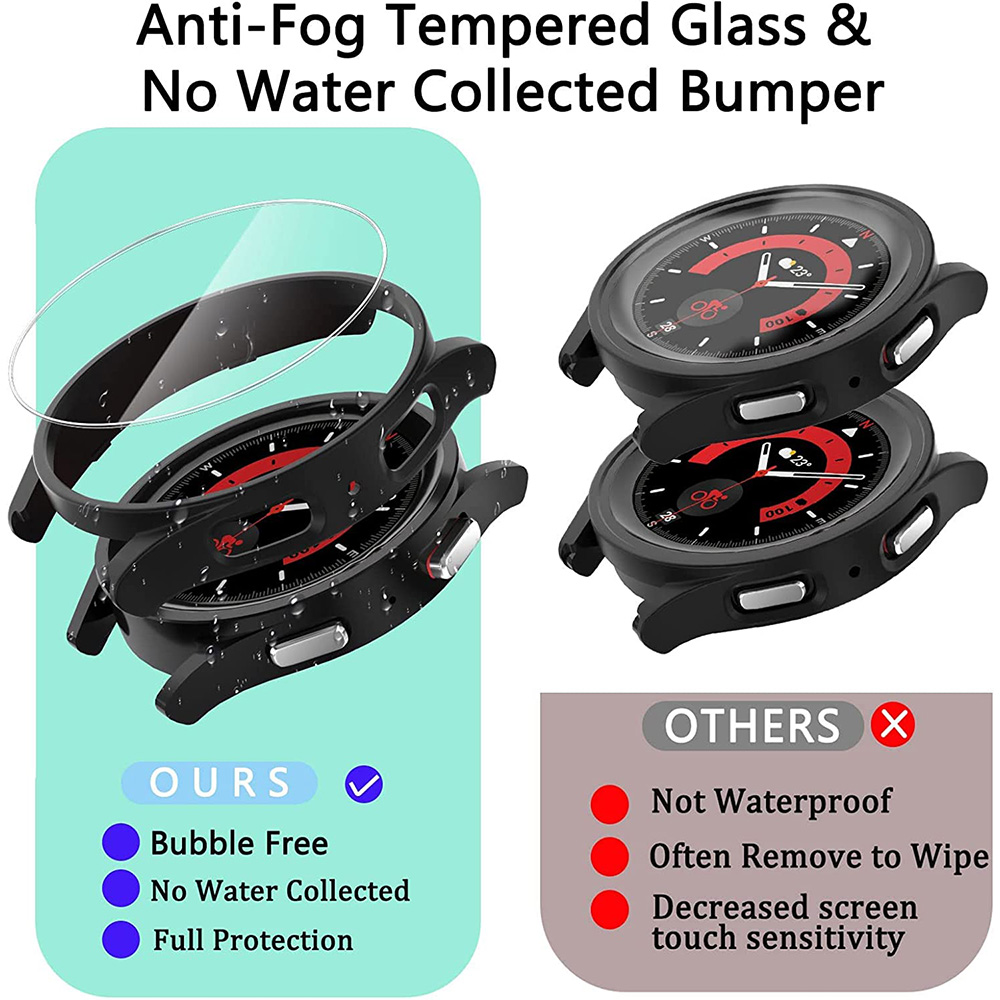 Sarung ponsel Samsung, + kaca  - Accessories For Galaxy Watch 5 ulasan dan harga