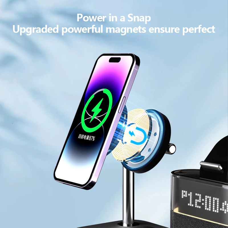 Stasiun Pengisian Daya Nirkabe - Wireless Charger Watch ulasan dan harga