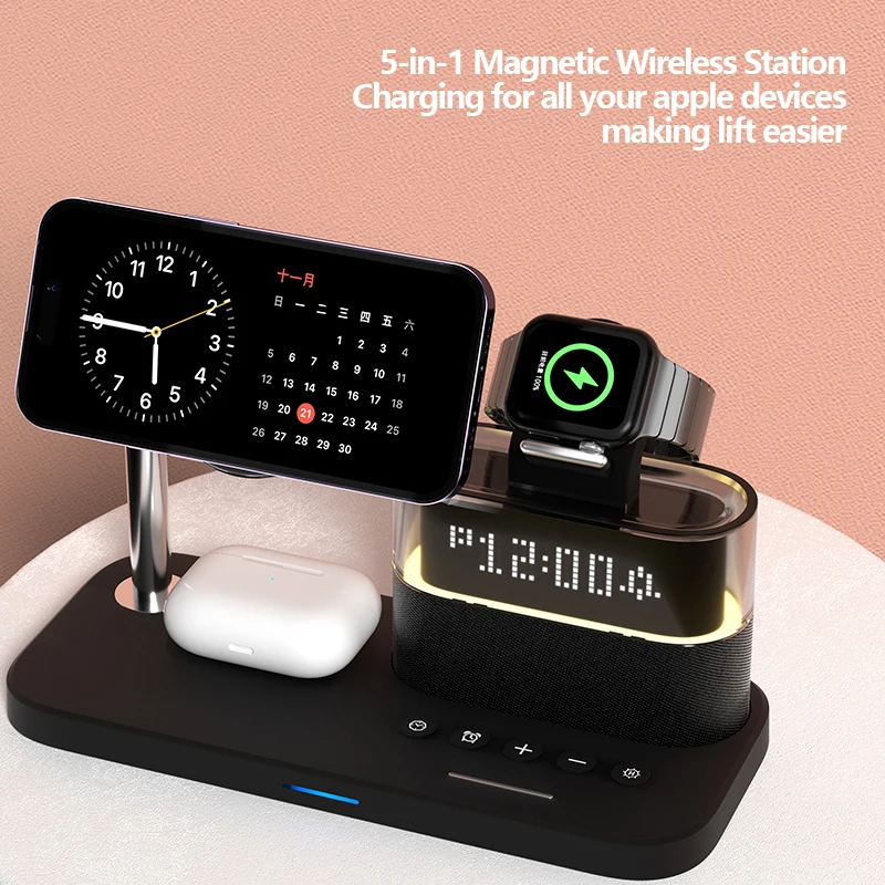 Stasiun Pengisian Daya Nirkabe - Wireless Charger Watch ulasan dan harga