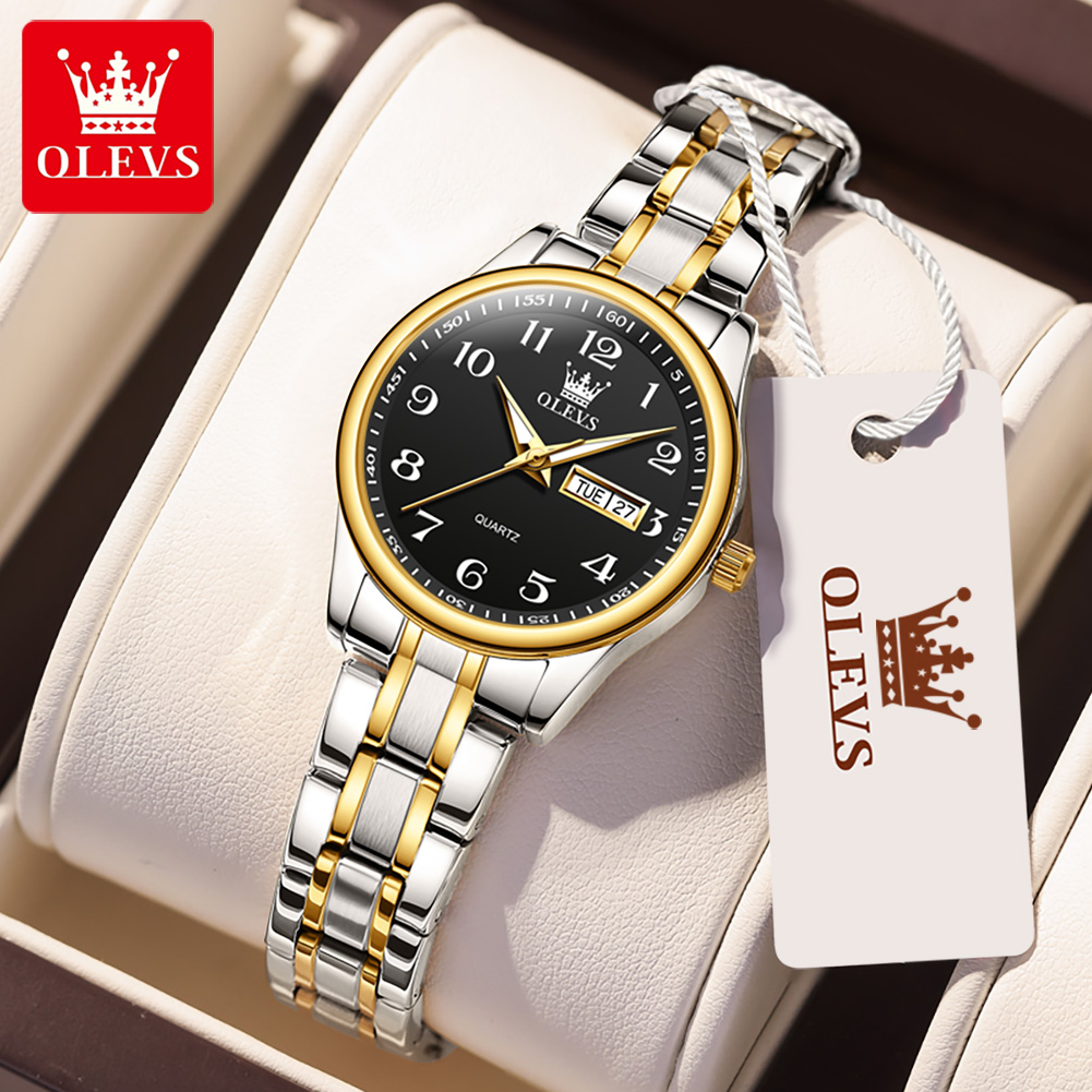 Jam Tangan Wanita Merk OLEVS Q - Accessories With Watch ulasan dan harga
