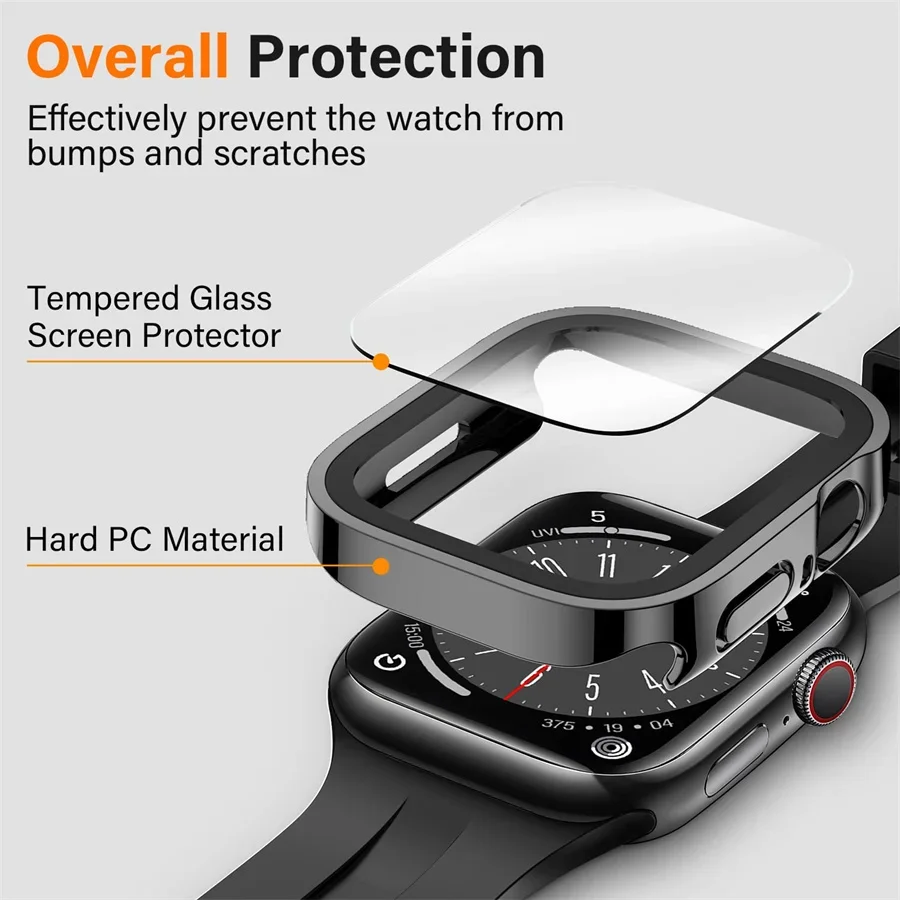 Kaca + Penutup untuk Casing Ap - Smartwatch Watch Accessories For Women ulasan dan harga