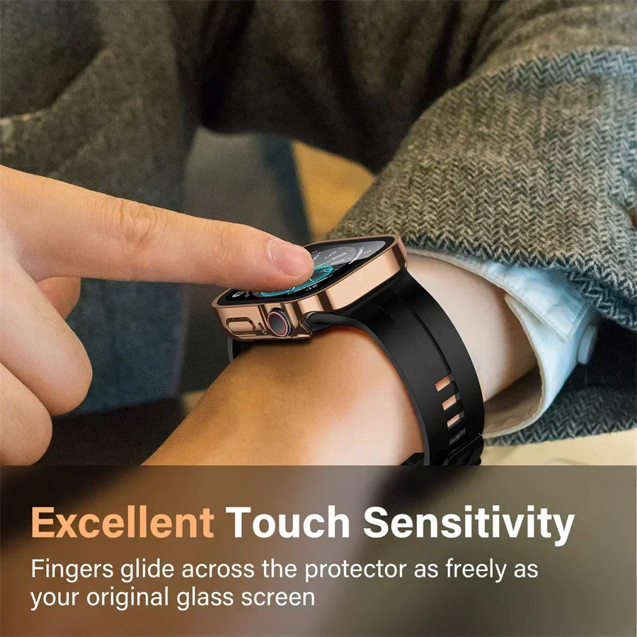 Kaca + Penutup untuk Casing Ap - Smartwatch Watch Accessories For Women ulasan dan harga