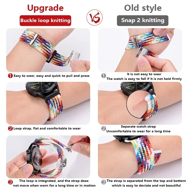 Tali Jam Tangan 20 22mm Bahan  - Solo Loop Strap ulasan dan harga
