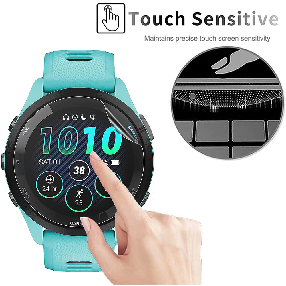 3 Buah Film Pelindung Hidrogel - Garmin Smartwatch Accessories ulasan dan harga