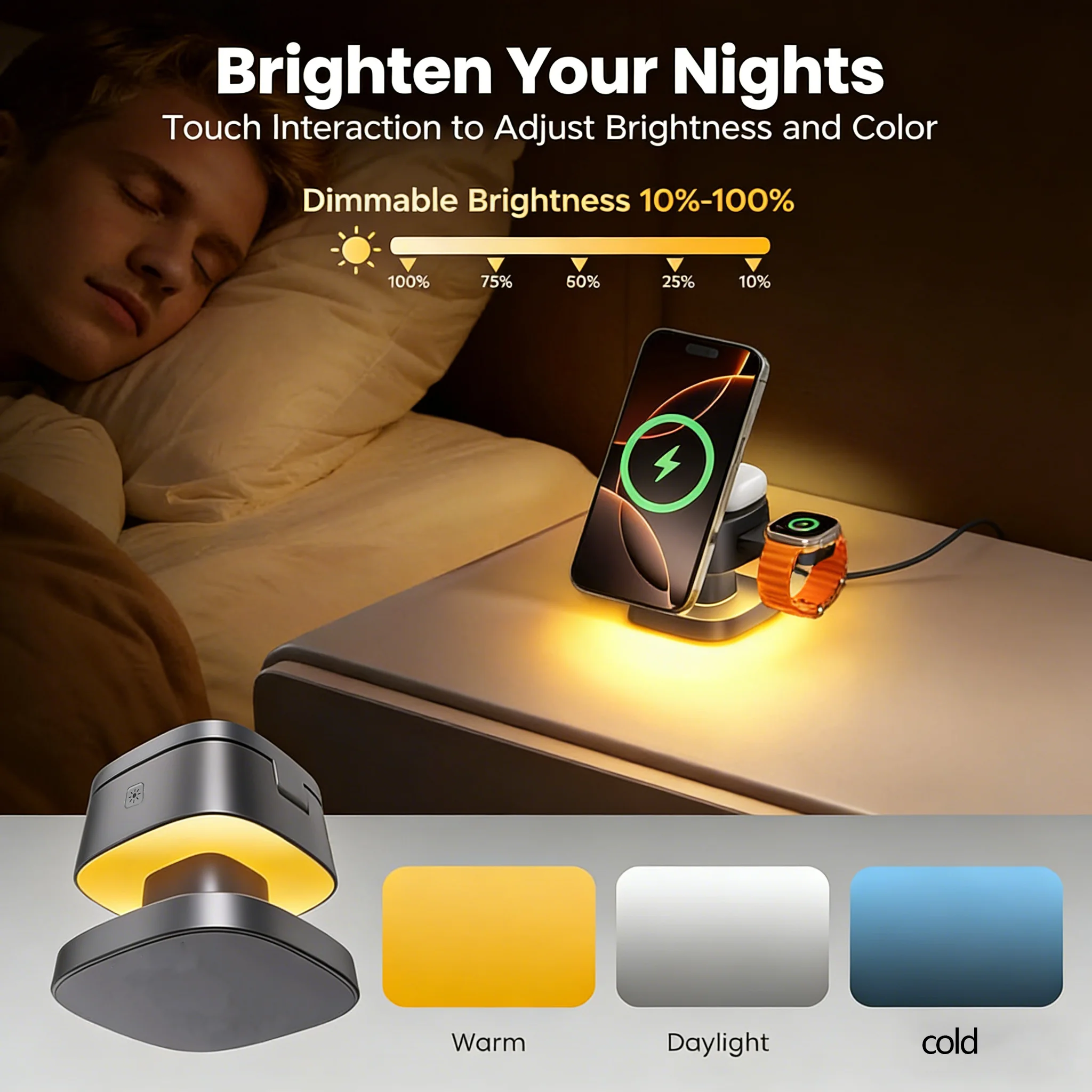 TIMESS Lampu Malam Pengisi Day - Smartwatch Ac ulasan dan harga
