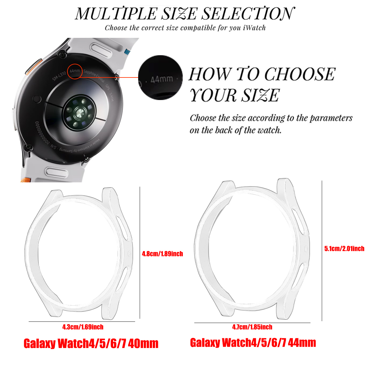 Casing pelindung ponsel Samsun - Accessories For Galaxy Watch 5 ulasan dan harga
